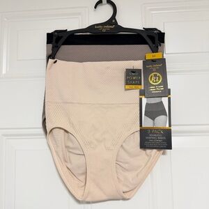 Kathy Ireland Seamless Shaping Briefs - Beige, Gray, Black (3 Pack)